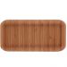 20 Bandejas de Bambu Retangular para Cozinha 20x10cm Petisqu