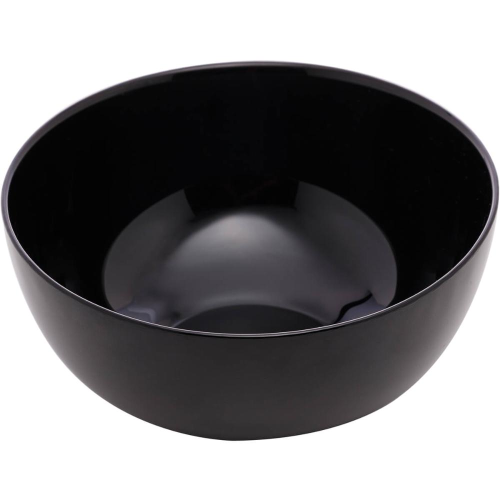 25 Cumbucas Vidro Opalino 300ml Bowl Tigela Restaurante Diwali Black 12x5cm