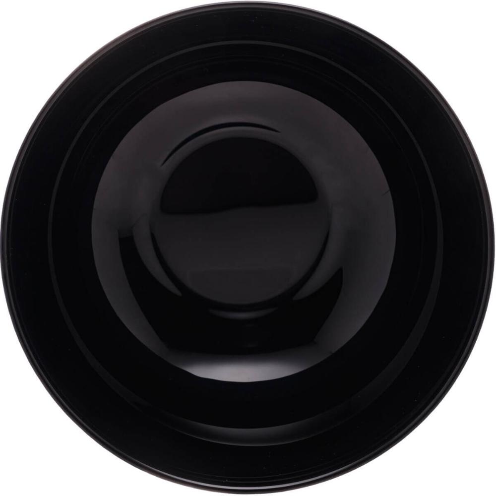 25 Cumbucas Vidro Opalino 300ml Bowl Tigela Restaurante Diwali Black 12x5cm