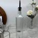 3 Garrafas para Azeite Vinagre de vidro 500ml Bico Dosador Lyor Transparente Vegas