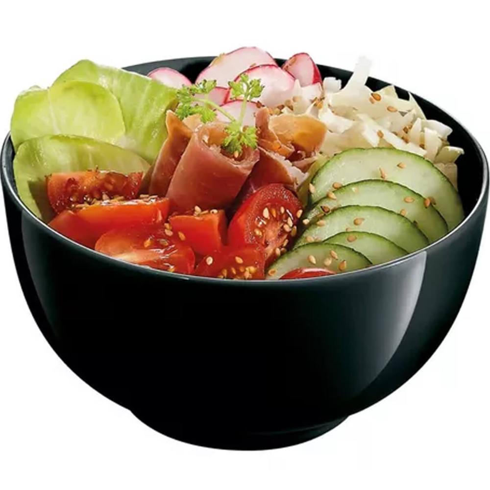4 Bowls Vidro Opalino 300ml Cumbuca Servir Diwali Black 12x5cm Cereal