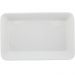 5 Travessas Brancas de Porcelana 29x20x5cm Retangulares Línea Refratário para Gratinados