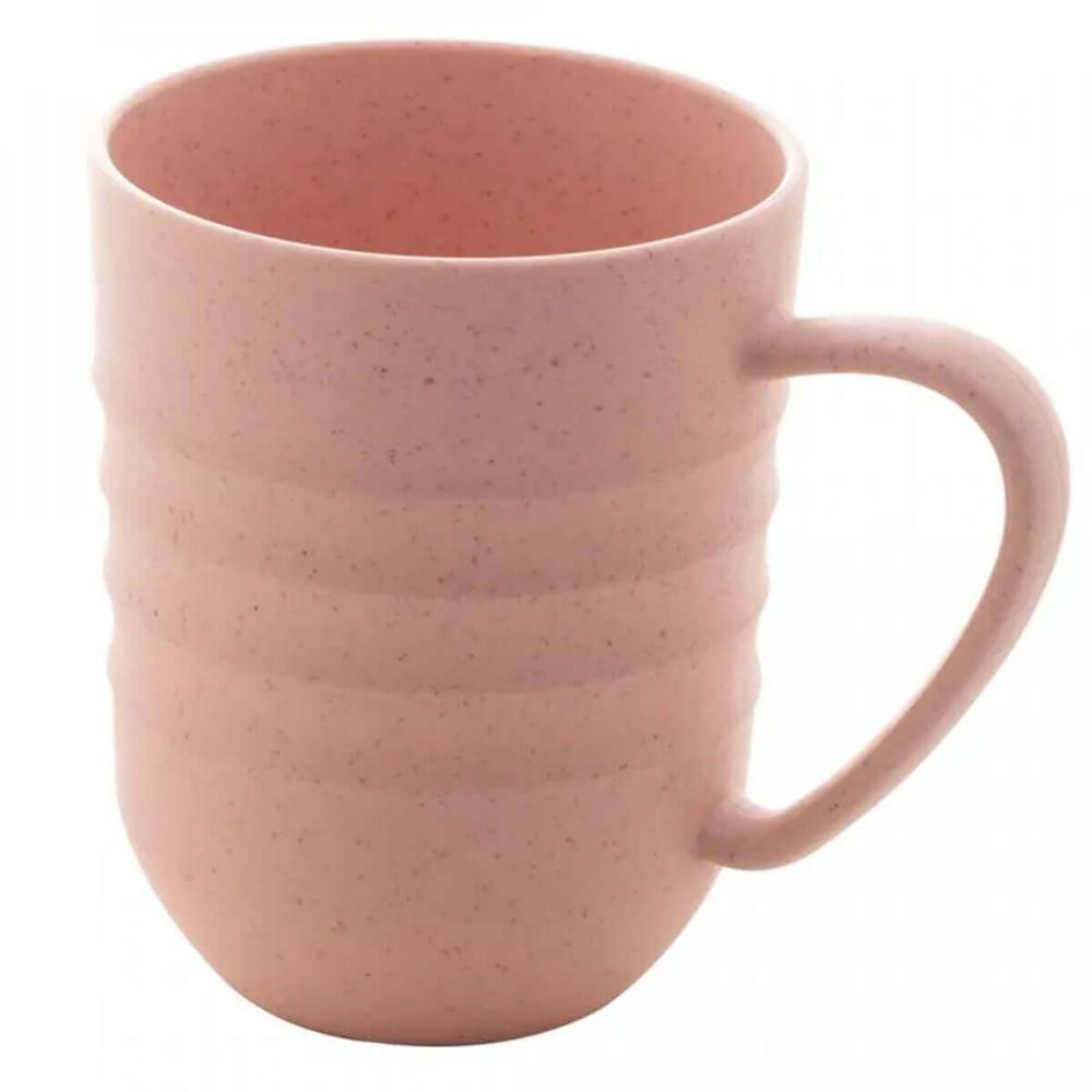 50 Canecas Bambu Plástico Lines Refeitório 300ml Sortida Lyor Chá Café Sucos