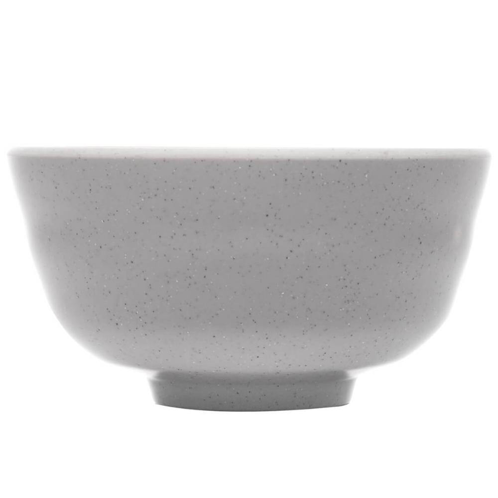6 Bowls Cumbucas de Melamina 350ml Lyor Yakisoba Cereal Tóquio Granilite Cinza