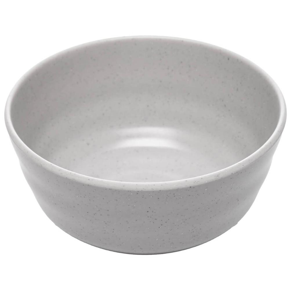 6 Bowls Cumbucas de Melamina 350ml Lyor Yakisoba Cereal Tóquio Granilite Cinza