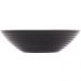 6 Bowls Pretos Harena Black 16cm de Vidro Opalino 370ml Cumbuca para Servir Saladas Petiscos Lyor