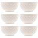6 Cumbucas de Porcelana Branca 280ml Bowls Lyor Diamond para