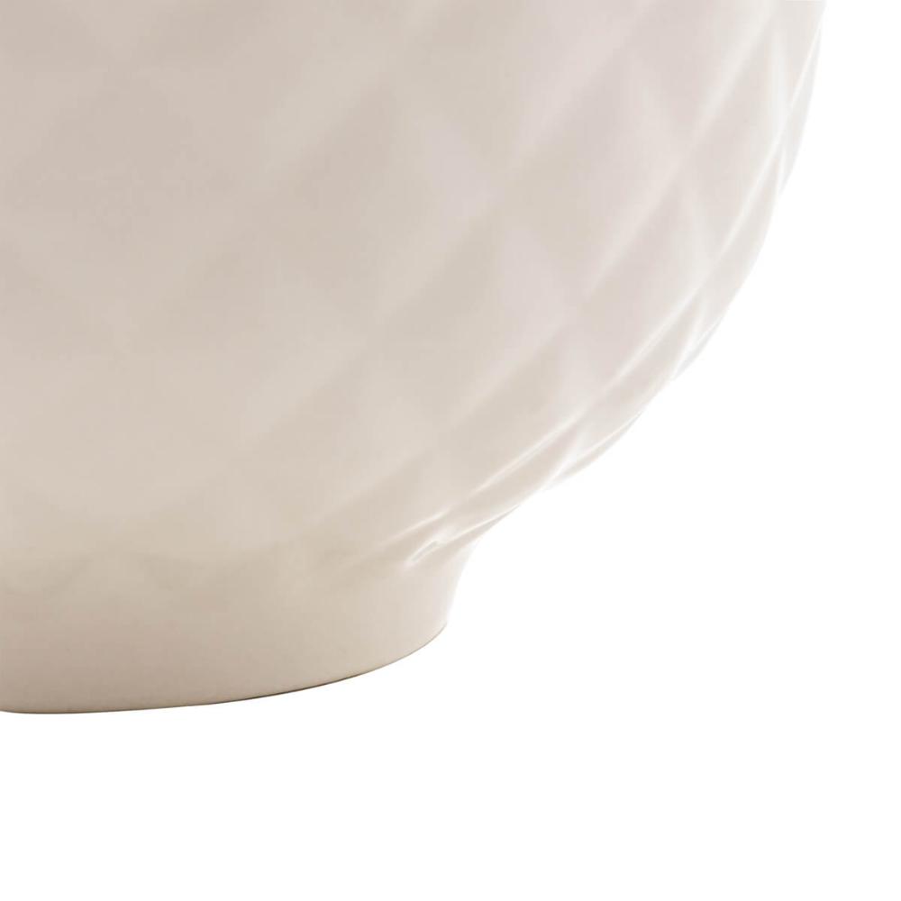 6 Cumbucas de Porcelana Branca 280ml Bowls Lyor Diamond para