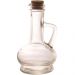 6 Potes de Vidro com Tampa Rolha 230ml para Azeite Vinagre Lyor Porta Condimentos