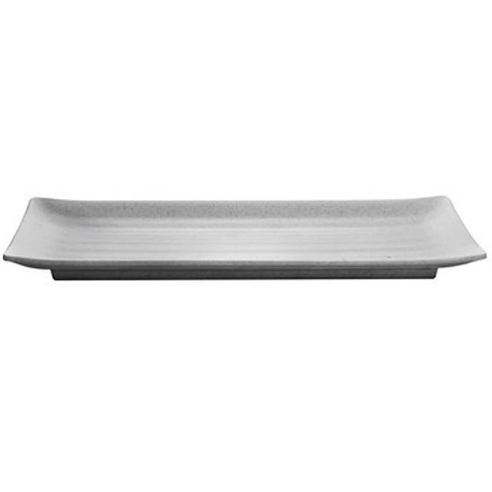 6 Travessas Melamina 17,5x11cm Prato Sushi Lyor Tóquio Granilite Retangular