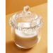 Açucareiro de Cristal 280ml de Coração Lyor com Colher Transparente