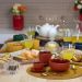 Bandeja Cristal Angel Wolff com Alça 35x21x3cm Café Decorar Mesa Posta