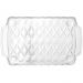 Bandeja Cristal Angel Wolff com Alça 35x21x3cm Café Decorar Mesa Posta