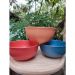 Bowl Bambu Plástico Stripes Lyor 500ml Tigela 15x7cm Colorid