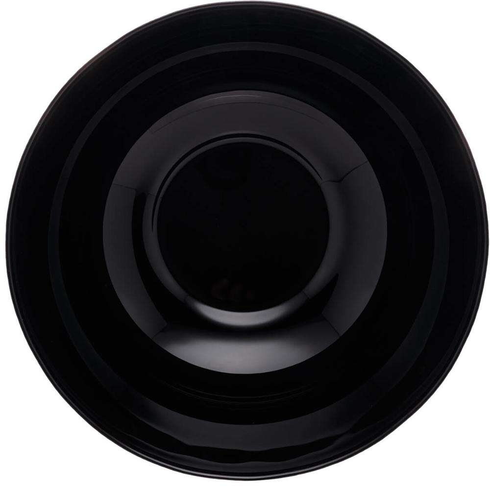 Bowl De Vidro 1,8l Tigela Cumbuca Lyor Saladeira Diwali Black Opalino 21cm