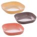 Bowl Lyor de Bambu Sortido Tigela Quadrada 14,5x3cm Frutas Petiscos Sobremesas