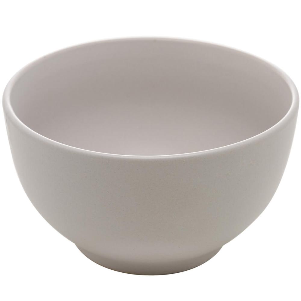Bowl Lyor de Cerâmica Cronus Bege 680ml Cumbuca Tigela para