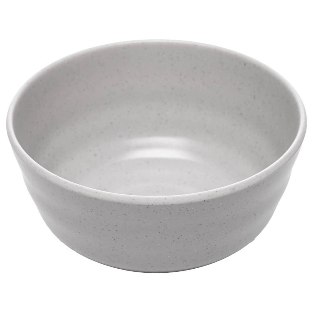 Bowl Melamina Ceviche Shimeji 350ml Cinza Lyor Tóquio Granilite Tigela Redonda Oriental