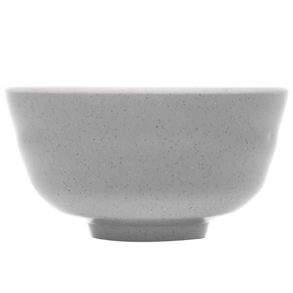 Bowl Melamina Ceviche Shimeji 350ml Cinza Lyor Tóquio Granilite Tigela Redonda Oriental