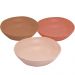 Bowl de Bambu Ecológico 13x4cm Organic Lyor Sortido Tigela Cumbuca para Servir Sobremesa Petiscos Fruta