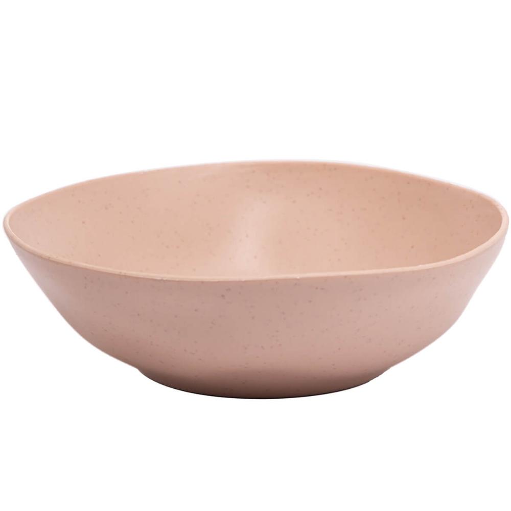 Bowl de Bambu Ecológico 13x4cm Organic Lyor Sortido Tigela Cumbuca para Servir Sobremesa Petiscos Fruta