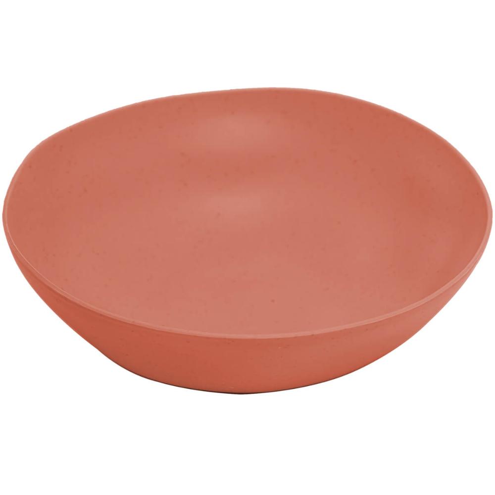Bowl de Bambu e Plástico 12x4cm Organic Lyor Sortido Cumbuca Pequena para Frutas Petiscos Sobremesa