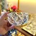 Bowl de Cristal Lyor Diamond Deli para Sobremesas Frutas Pot