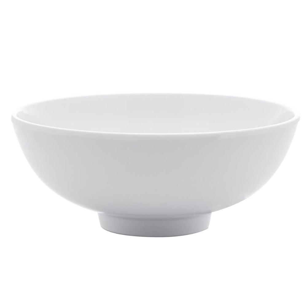 Bowl de Melamina 12,5x5cm Lyor Milão Branco Tigela para Sobr