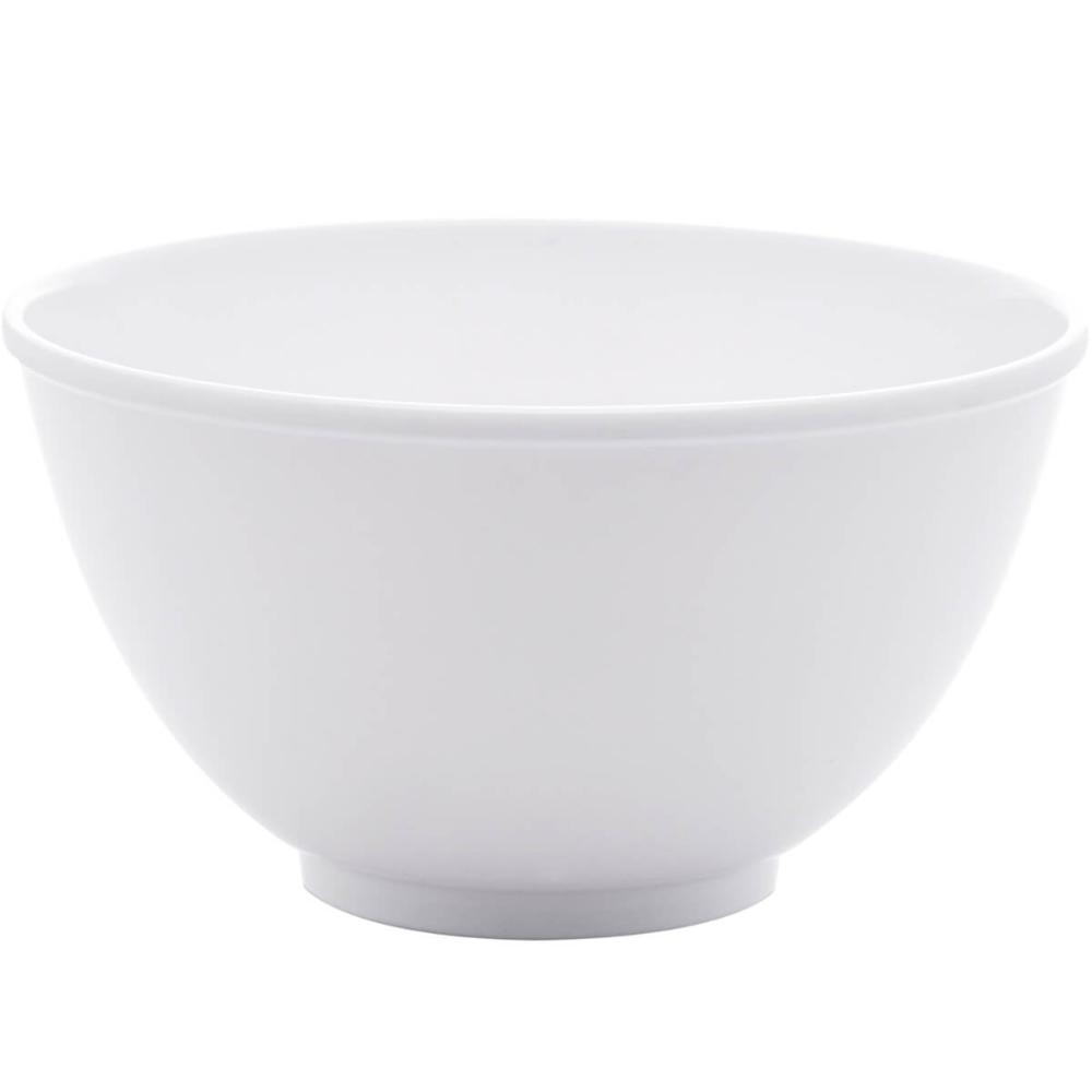 Bowl de Melamina 12x6,5cm Branco Basic Lyor Cumbuca Tigela p