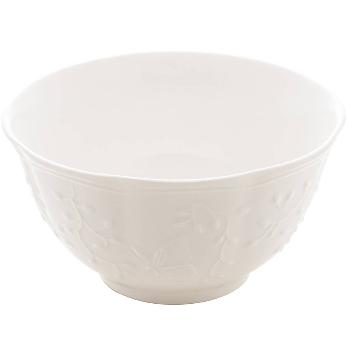 Bowl de Porcelana 500ml New Bone Butterfly Flower Lyor Caldos Sopas Saladas