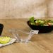 Bowl de Vidro Opalino Harena Black 16cm Lyor 370ml Servir Sa