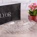 Centro de Mesa Cristal Deli Lyor 26x14x5,5cm Fruteira Decorativo Sala Jantar