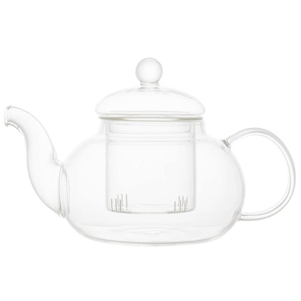 Chaleira de Vidro Borossilicato para Chá com Infusor que Vai