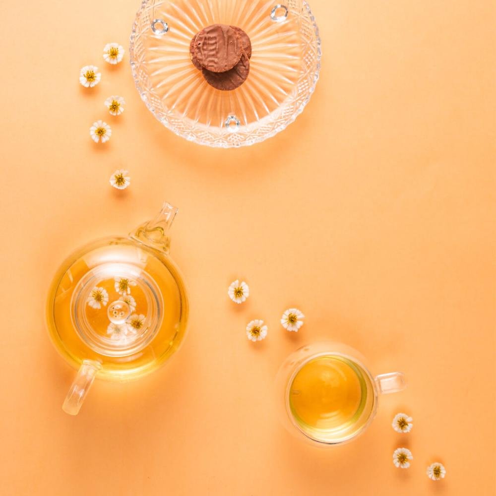Chaleira de Vidro Borossilicato para Chá com Infusor que Vai