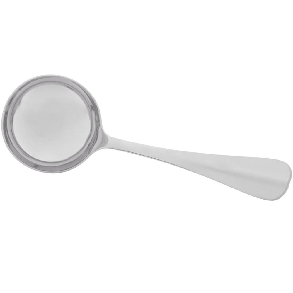 Concha de Aço Inox Positano 20cm Lyor para Servir Molhos Caldas Doces e Sopas