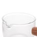 Conjunto 10 Molheiras de Vidro 50ml Lyor para Caldas Molhos Mel Restaurante com Cabo Bambu