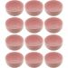 Conjunto 12 Bowls de Cerâmica Rosa 680ml Servir Açaí Caldos Frutas Petiscos Cronus Lyor