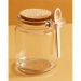 Conjunto 12 Potes de Vidro com Tampa de Rolha Colher de Bambu Porta Temperos 240ml Lyor