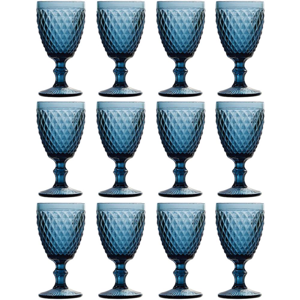 Conjunto 12 Taças para Água e Suco de Vidro 325ml Lyor Bico