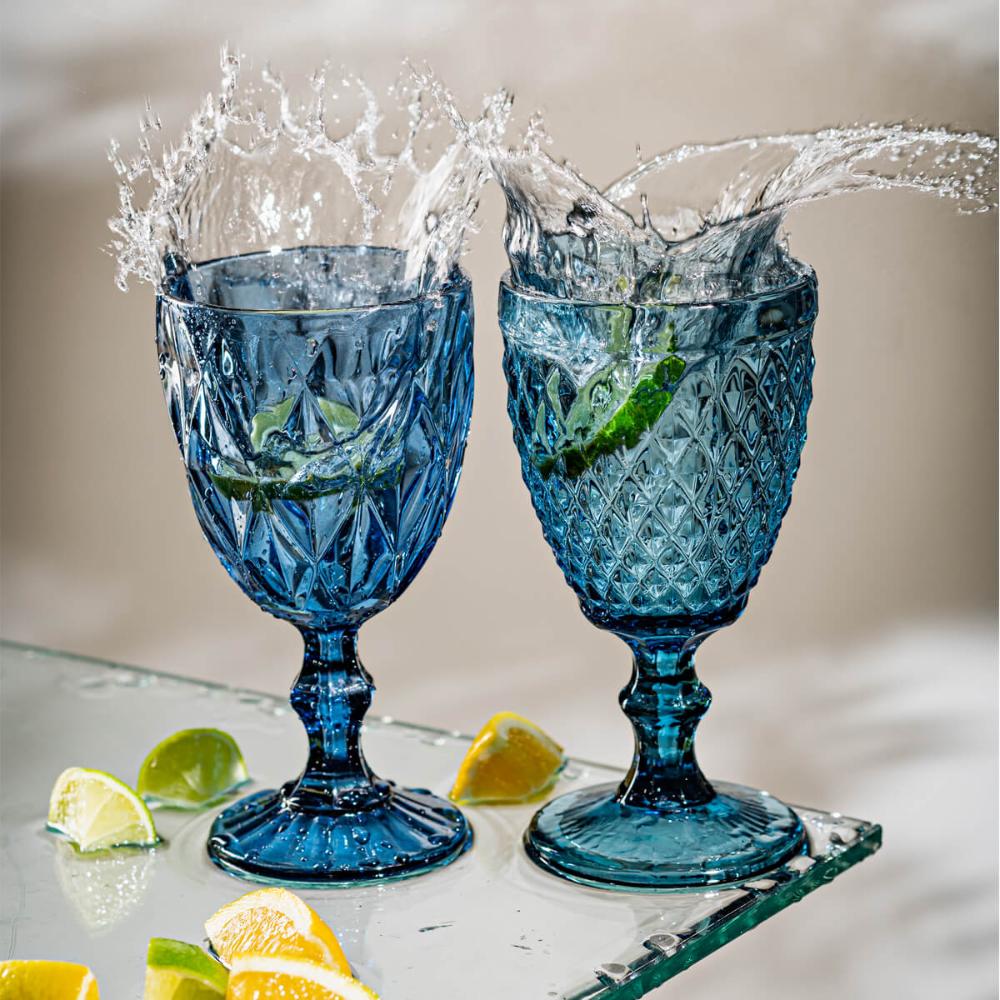 Conjunto 12 Taças para Água e Suco de Vidro 325ml Lyor Bico