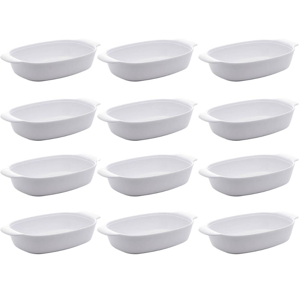 Conjunto 12 Travessas de Melamina para Restaurante com Alças