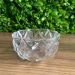 Conjunto 2 Bowls de Cristal Diamond Lyor 270ml para Frutas Petiscos Potinhos Decorativos