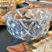Conjunto 2 Bowls de Cristal Diamond Lyor 270ml para Frutas Petiscos Potinhos Decorativos