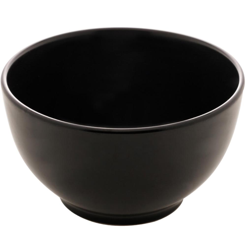Conjunto 50 Bowls de Cerâmica 680ml Preto Oriental Restauran