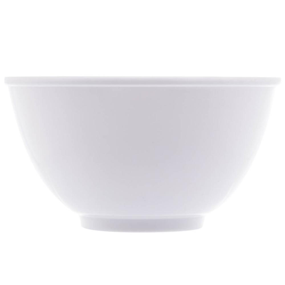 Conjunto 6 Bowls de Melamina Brancas Basic Lyor Cumbucas par