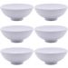 Conjunto 6 Bowls de Melamina Brancos 400ml Cumbuquinhas Tige