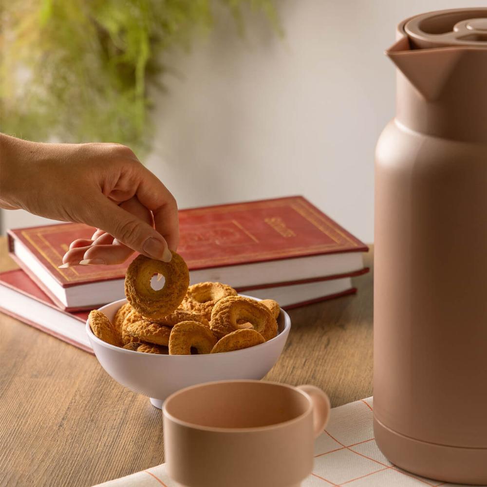 Conjunto 6 Bowls de Melamina Brancos 400ml Cumbuquinhas Tige