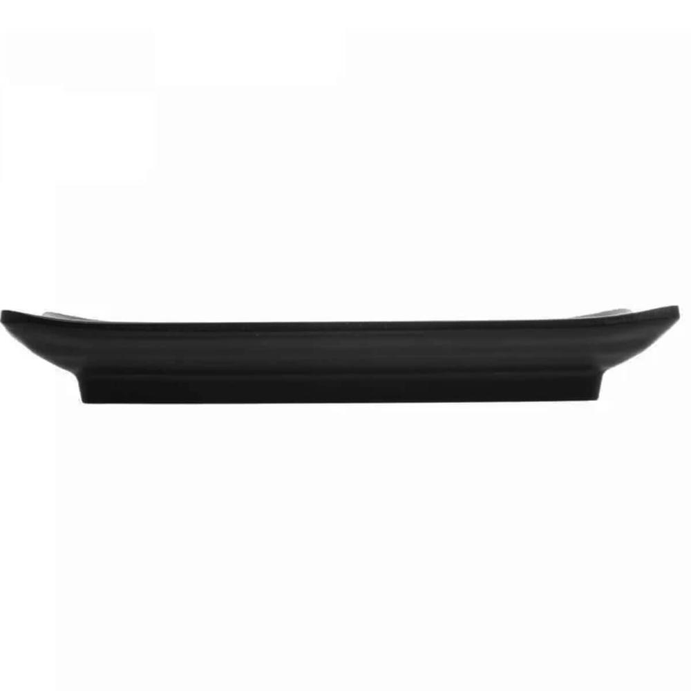 Conjunto 6 Pratos de Sushi Melamina Lyor Tóquio Preto 17x11cm Travessas Retangular