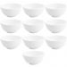 Conjunto de 10 Tigelas de Porcelana Pequenas Lyor 200ml Cumbucas para Restaurantes