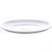 Conjunto de 12 Pratos de Melamina Brancos 25,5cm para Servir Petiscos Restaurantes Lyor